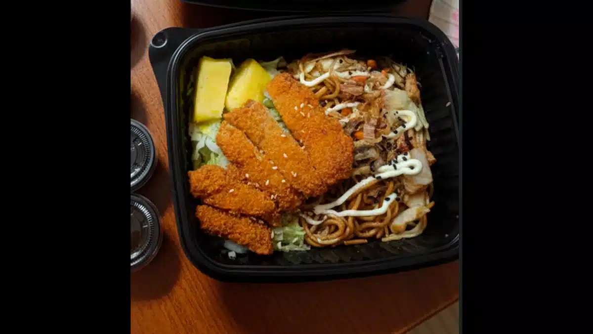 obento chicken katsu comida japonesa trujillo