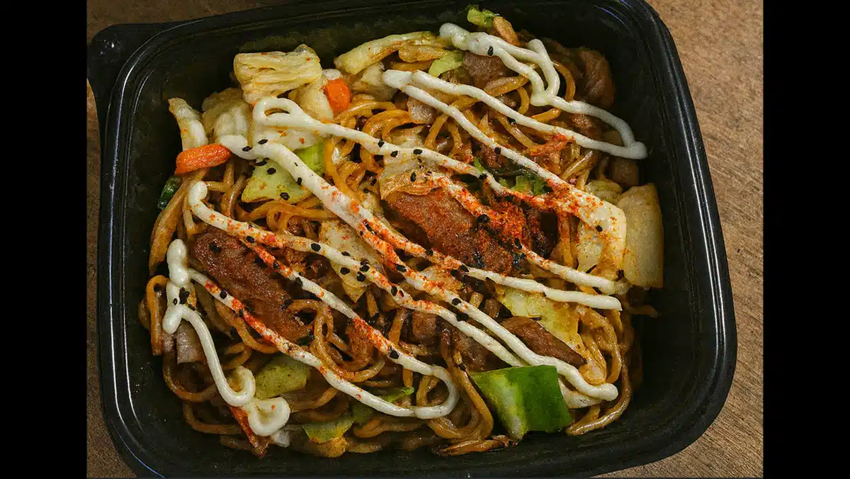 Buta Yakisoba al Wok