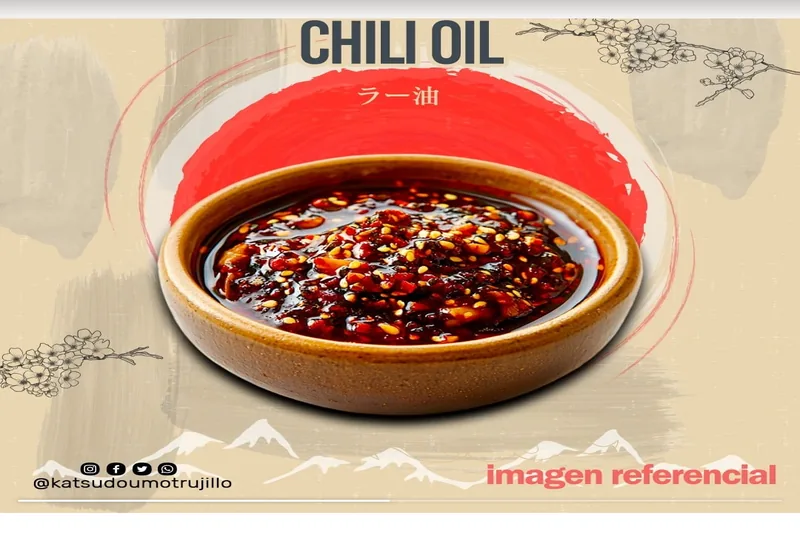 Chili Oil — aceite picante de chilli flakes 2 onzas